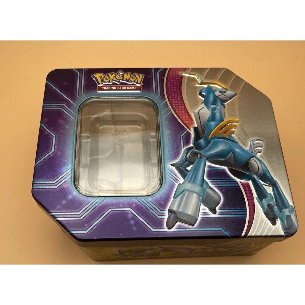 Pokémon Paradox Destinies Iron Crown ex Empty Storage Tin & Plastic Insert
